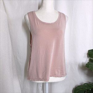 Athleta Pink Athletic Lounge Wear Tank Top Super Soft Comfortable Flowy Fit